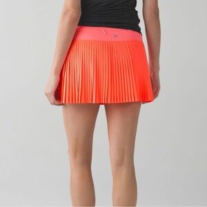 Lululemon Pleat to Street Skirt II (Grapefruit)